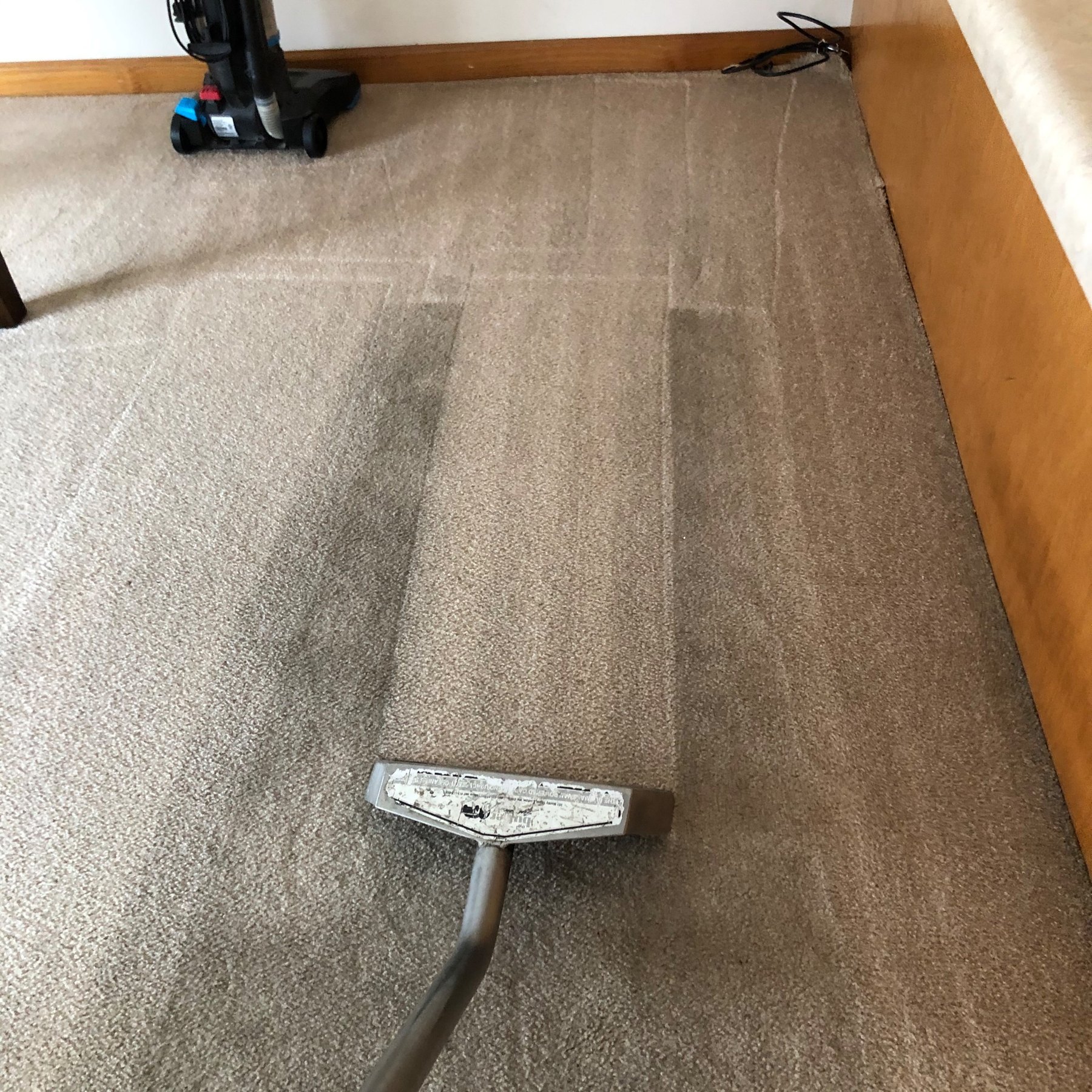 One pass through a traffic lane by Sennings Cleaning Services, Inc. Springfield